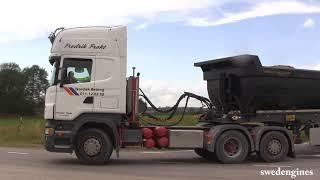 Scania R580 very loud pipe