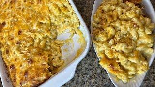 The Best Old School Baked Soul Food Mac And Cheese no Flour No Roux