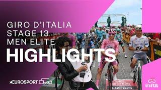 BETTER FASTER STRONGER   Giro DItalia Stage 13 Race Highlights  Eurosport Cycling