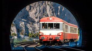 Partez à la poursuite de lautorail historique de la SNCF sur le chemin de fer de la ligne des Alpes