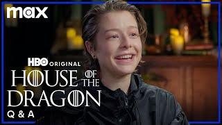 Emma DArcy & Olivia Cooke Answer Your Questions  House of the Dragon  Max