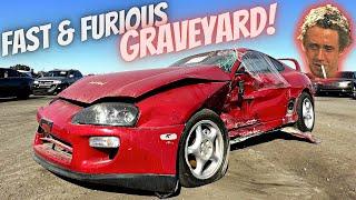 We Found A DESTROYED Toyota Supra In Hollywood  Beyond Rebuildable?