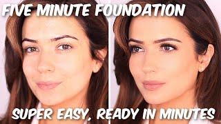 FOUNDATION ROUTINE  How to Apply Foundation in 5 Minutes