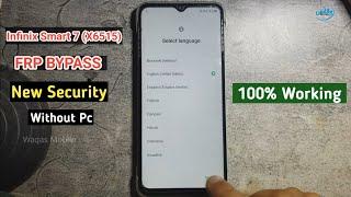 Infinix Smart 7 FRP Unlock Without Pc  Infinix X6515 FrpGoogle Account Bypass by Waqas Mobile