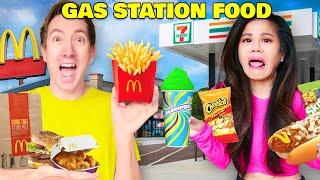 Eating Only GAS STATION FOOD vs McDonalds for 24 Hours