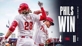 Rangers vs. Phillies Game Highlights 52224  MLB Highlights