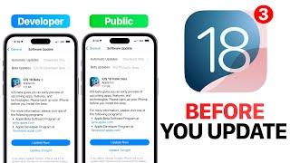 iOS 18 Beta 3 & Public Beta - Watch This BEFORE You Update