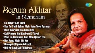 Begum Akhtar  In Memoriam  Begum Akhtar Ghazal  Lai Hayat Aae Qaza  Old Song  Sad Ghazal