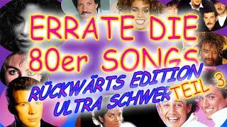 Errate die bekanntesten 80er Jahre Songs Rückwärts - 3 von 3