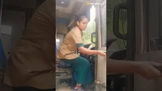 The First Female Driver to join the service of MSRTC  #ladydriver #msrtclovers