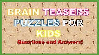 Riddles challenge for grade 1 to 5  Puzzle your brain  Brain Teaser for kids