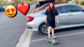 Teaching My Girlfriend How To Skate