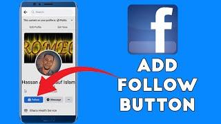 How to activate followers option on Facebook profile