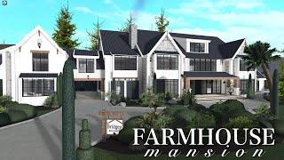 Giant Farmhouse Mansion Bloxburg Speedbuild SLOW