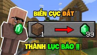 7 Điều Mà 9976% BẠN KHÔNG BIẾT VỀ MINECRAFT - Biến Đất Thành Emerald 