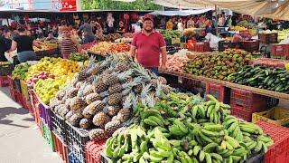 A FEIRA DE CACHOEIRINHA-PE TEM FARTURA E CUSTO DE VIDA BAIXO 