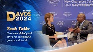 Tech Talk How does a global giant strive for sustainable growth with tech?