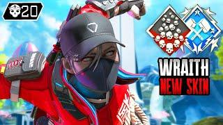 NEW WRAITH 20 KILLS & 4000 DAMAGE INCREDIBLY AMAZING Apex Legends Gameplay