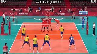 Volleyball Brazil - Russia Amazing Semifinal Full Match