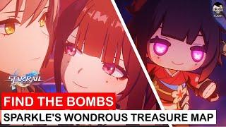 Find the Bombs based on Sparkles Wondrous Treasure Map  A Thousand Bells at Dawn Honkai Star Rail