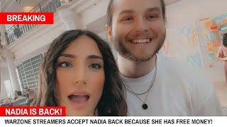 NADIA WANTS BACK AS STREAMERS SIMP FOR HER