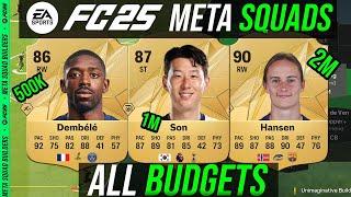 FC 25 - Best META Squads ALL BUDGETS 250k  500k  1M  1.5M  2M  2.5M  3M