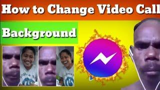 HOW TO ADD VIDEO CALL BACKGROUND  MESSENGER PRANK CALL  Khennes TV