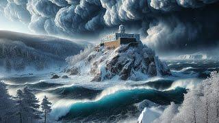 Мощный ураган во Владивостоке срывает крыши и валит людей с ног События дня 23.01.2024