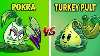 POKRA vs TURKEY PULT - Who Will Win? - PvZ 2 Plant vs Plant
