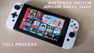 Nintendo Switch Joycons with D-Pad Joy Con shell replacement start to finish