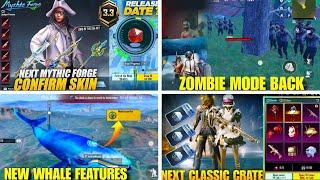  Next Mythic Forge Leaks  Next Premium Crate  Next Classic Crate Bgmi  Zombie Mode 3.3 Update