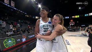 Sabrina Ionescu & Jonquel Jones After New York Liberty vs Las Vegas Aces  WNBA Post Game Interview