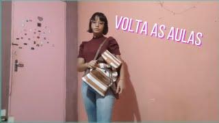 Minha rotina Volta as aulas