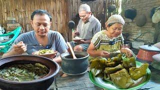 Geneman Lompong kering udang tahu dan sayur asem khas kampungan