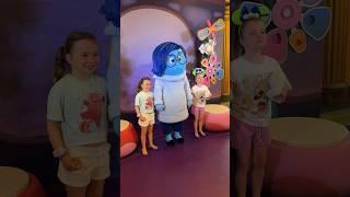 We tried cheering up Sadness from Pixar’s Inside Out but she wasn’t having it.  #disneycruise