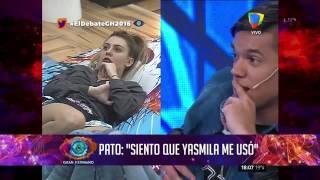 #GH2016  Pato contra Yasmila en el Debate 2