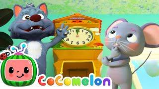 Hickory Dickory Dock  CoComelon Animal Time  Animals for Kids