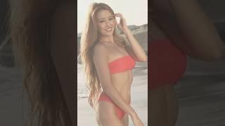 Kanae みんな、赤いビキニ好き？ #bikini