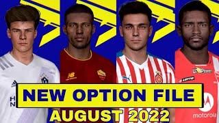 PES 2017 OPTION FILE LATEST THIS MONTH NEW OPTION FILE 22-23