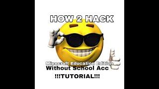 How to use Hax Minecraft Edu WITHOUT school account Tutorial -PATCHED-