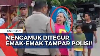 Tak Terima Ditegur soal Aturan Lapak Emak-Emak di Makassar Tampar Polisi