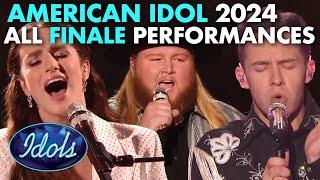 ALL AMERICAN IDOL FINALE PERFORMANCES 2024  Idols Global