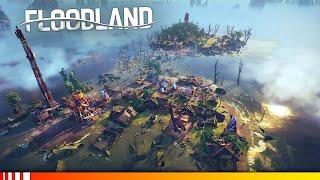 GETTING STARTED - Lets Play FLOODLAND - New Survival City Builder