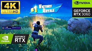 Fortnite  RTX 3060 12GB + Ryzen 7 5700x  4K Ultra Settings RTX ON 60FPS  @nextgaming000