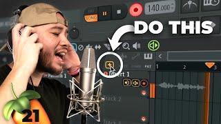 HOW TO RECORD VOCALS in FL Studio 21 in 4 Minutes super easy