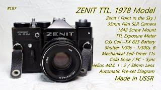 ZENIT TTL.  1978 Model