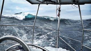 Biggest Waves Weve Ever Seen — DAY 10  North Atlantic Crossing — Sailing Uma Step 192.10