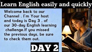 How to Learn English Easily and Quickly  Improve Your English  learn English through story .