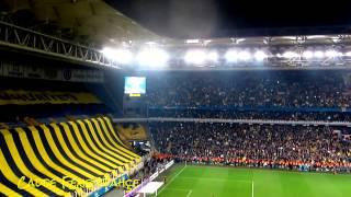 Fenerbahçe 1-0 Beşiktaş maçında gol sonrası tribünler