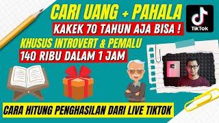 1 Jam = 140 Ribu Dapat Uang & Pahala Ide Konten Live Tiktok Tanpa Menunjukkan Muka 